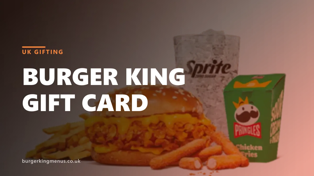 Burger King gift card UK