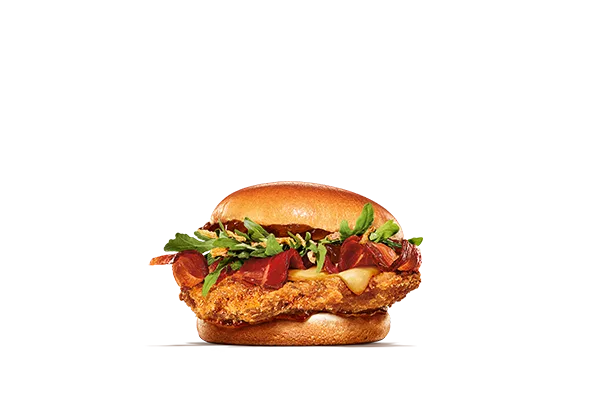Crispy Chicken with bacon in brioche bun
