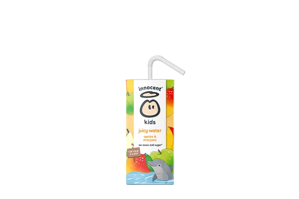 innocent kids juicy water apples and mangoes